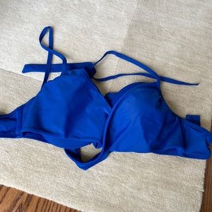 Victoria Secret Blue Bikini Top